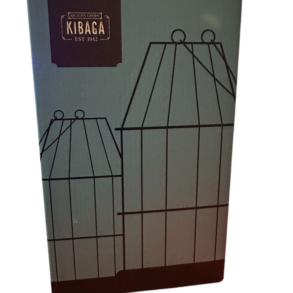 Amazon Kibaga Lantern Candle Holders Set - Black